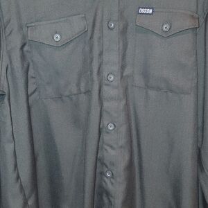 DIXXON THE KRAKEN Men's Charcoal Button Down Shirt